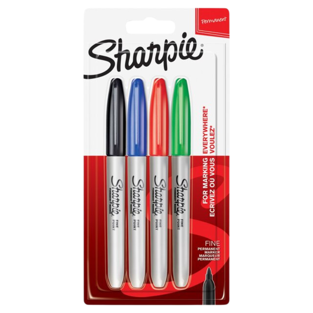 Sharpie 4-Pack Assorted Permanent Markers