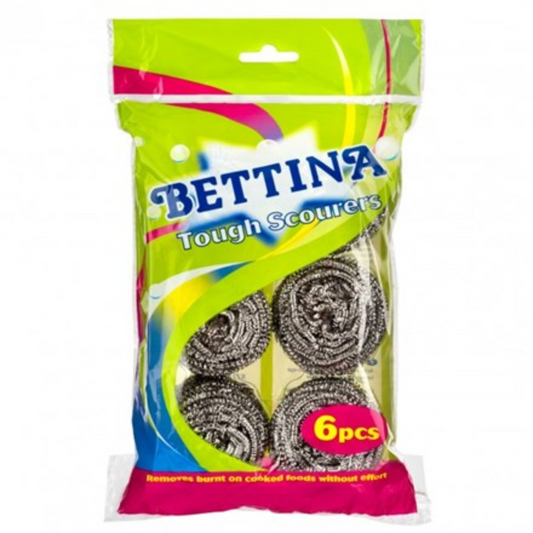 Bettina Tough Spiral Scourers 6 Pack