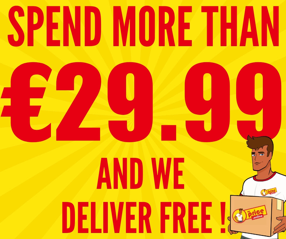 SPEND OVER €29.99 FOR FREE SHIPPING