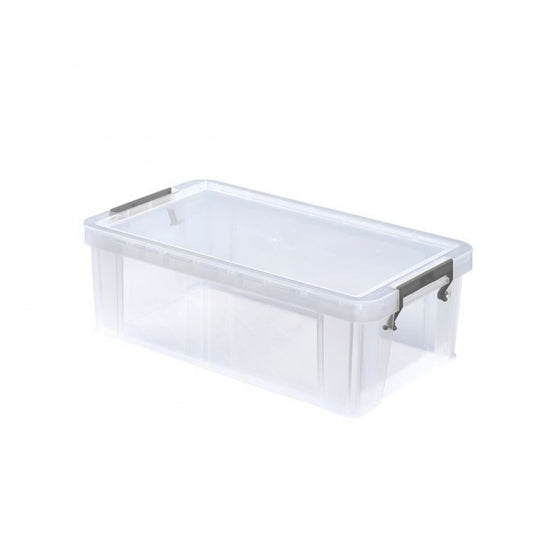 5.8L Allstore Silver Clamp Storage Box