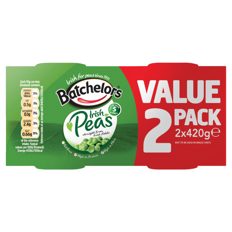 Batchelors Peas Value Pack 420g x 2