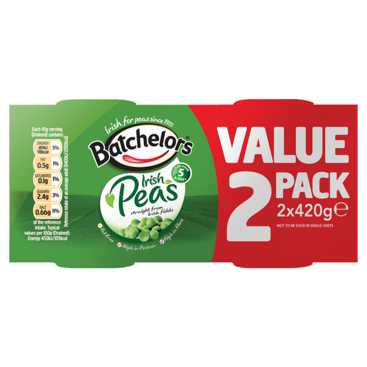 Batchelors Peas Value Pack 420g x 2