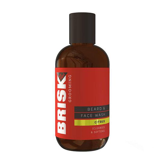 Brisk Citrus Beard & Face Wash – 150ml