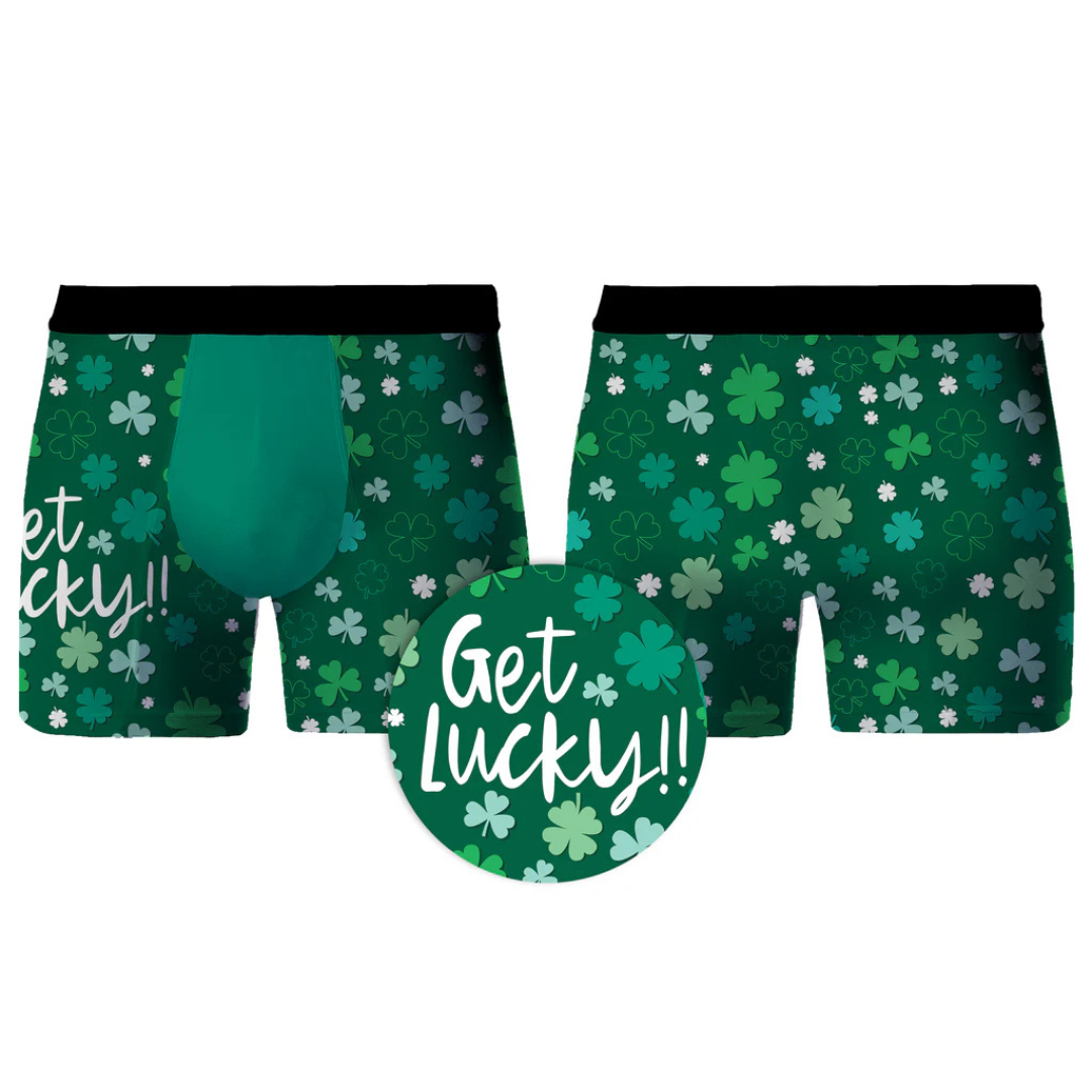 Men’s Briefs X-Large – Get Lucky Print