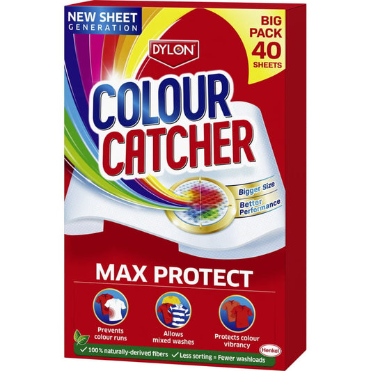 Colour Catcher Max 40 Sheets Prevents Colour Transfer