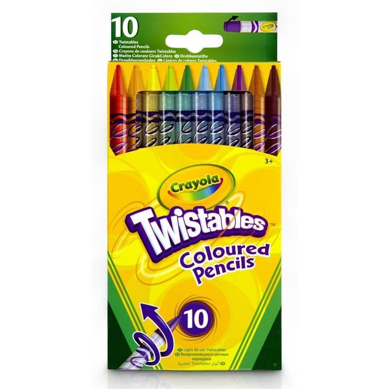 10 Crayola Twistable Pencils