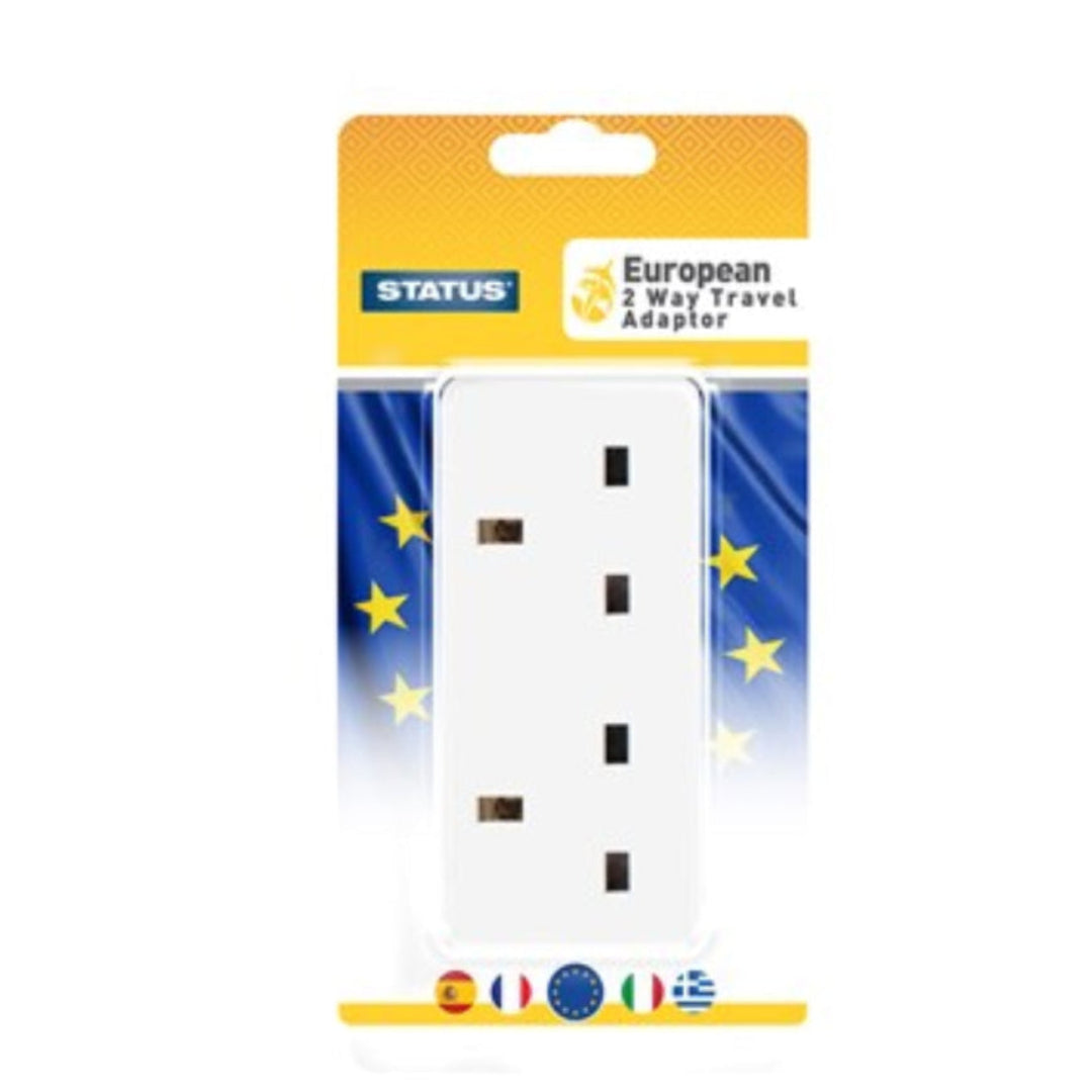 European Travel Adaptor - 2-Way Plug Converter