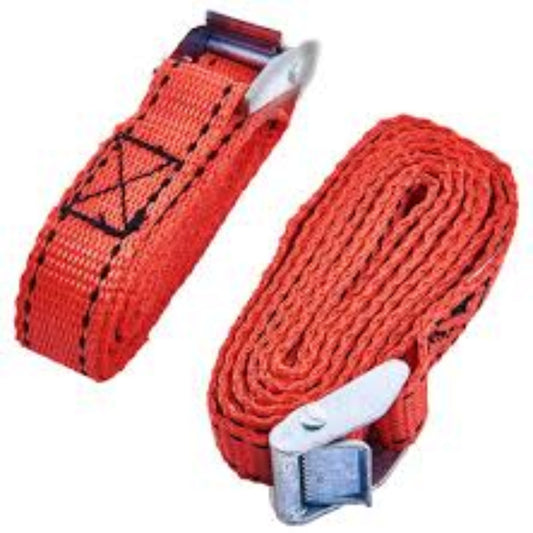 Pack Of 2 Tie Down Straps (2.5m x 25mm)