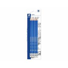 Staedtler Pack of 5 Norica HB Pencils Eraser Tip