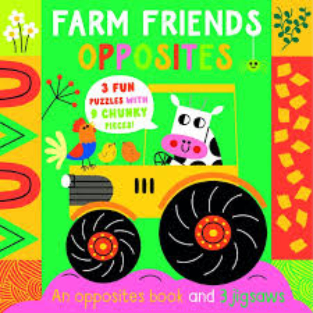 Farm Friends Opposites Activity Book