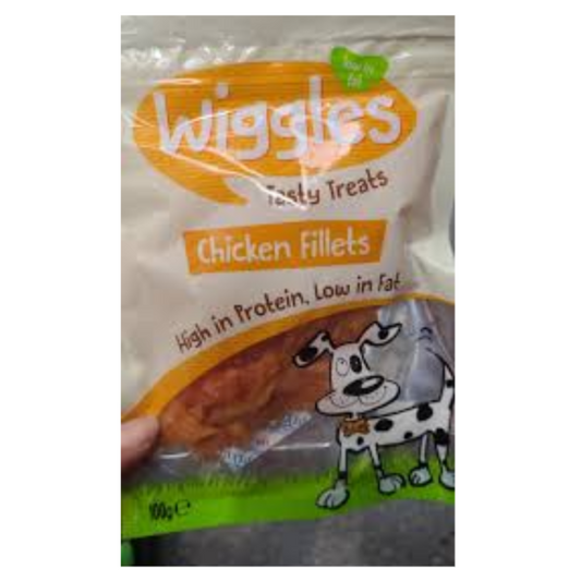 Wiggles Tasty Treats Chicken Fillets 100g