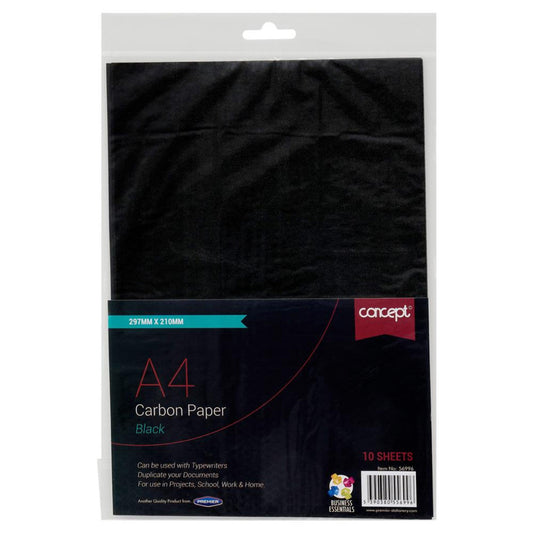 Concept A4 Carbon Paper Black (10 Sheets)