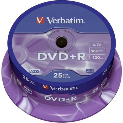 Verbatim DVD+R Spindle Pack of 25