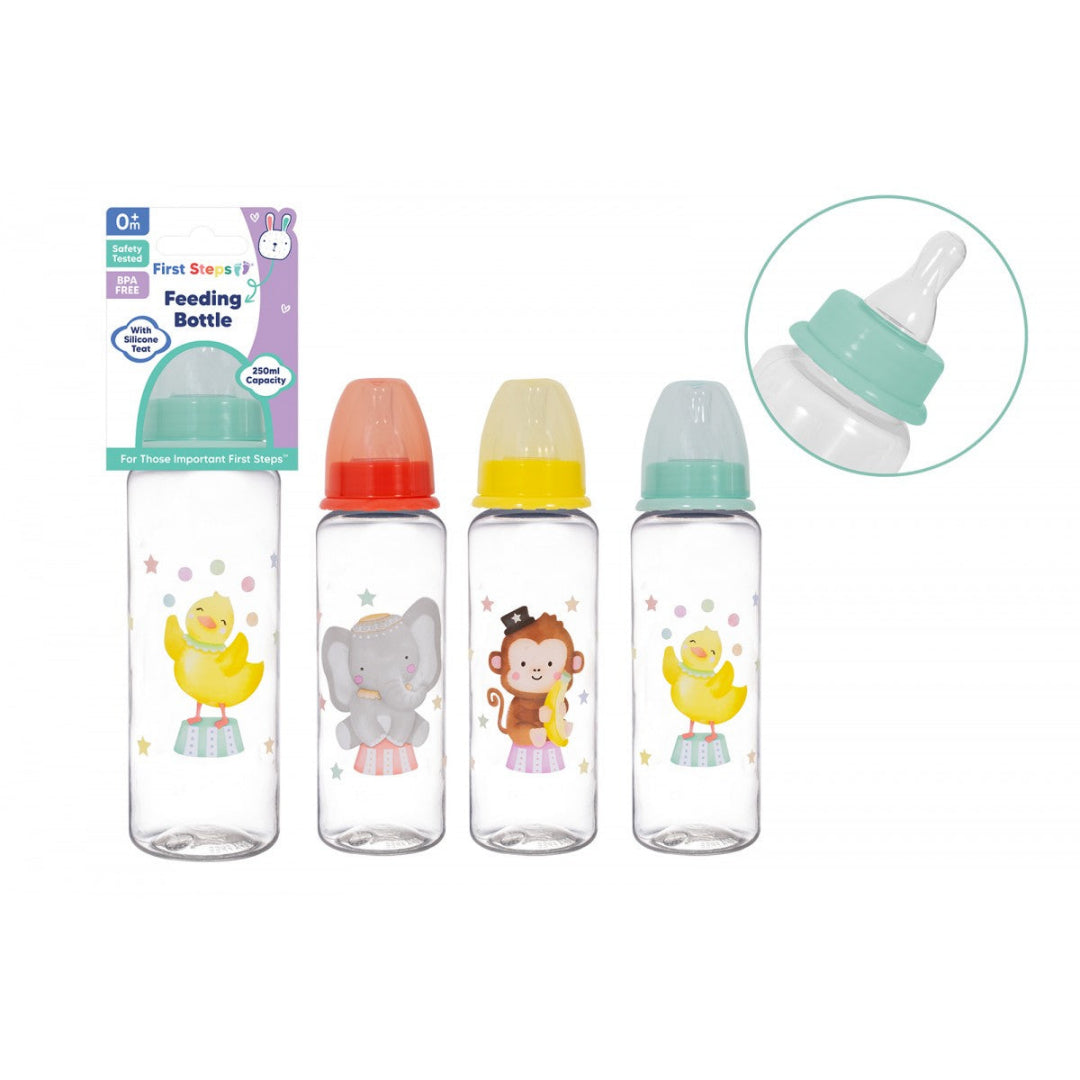 250ml Baby Bottle - Jungle Friends Design