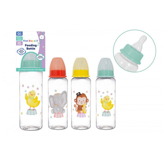 250ml Baby Bottle - Jungle Friends Design