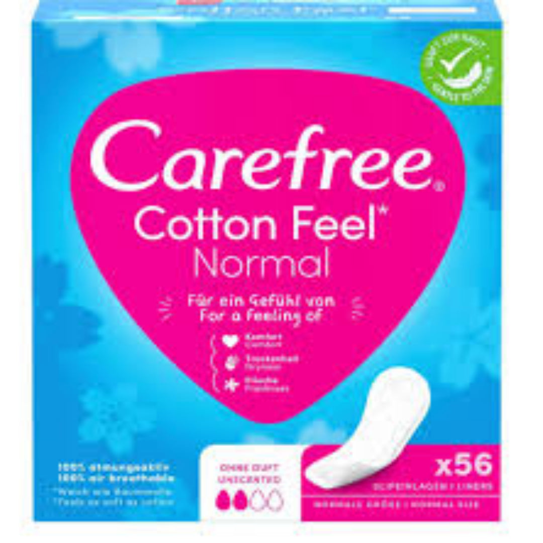 Carefree Pantyliners Unscented 56 Pack