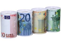 Money Bank Euro 8x13cm Coin Bank