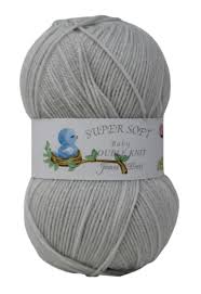 Baby Double Knitting Yarn BB11 Silver