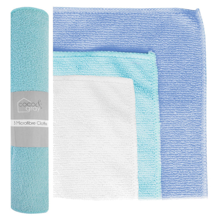 Coco & Gray Microfibre Cloths - Pack of 3