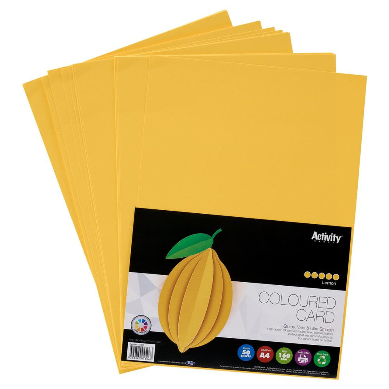 A4 Card - Lemon