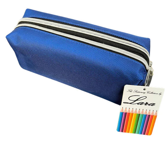 Double Zipper Pencil Cases