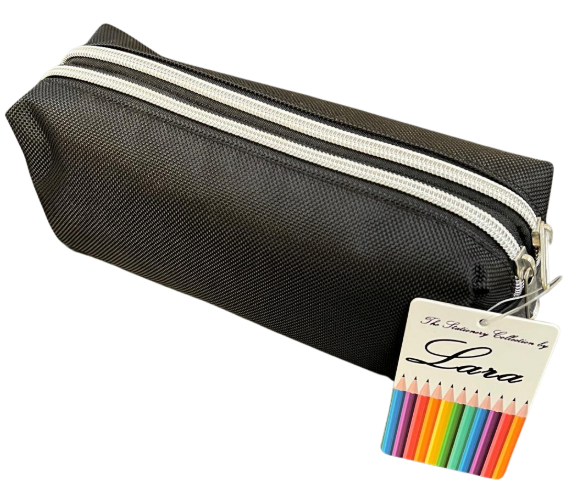 Double Zipper Pencil Cases