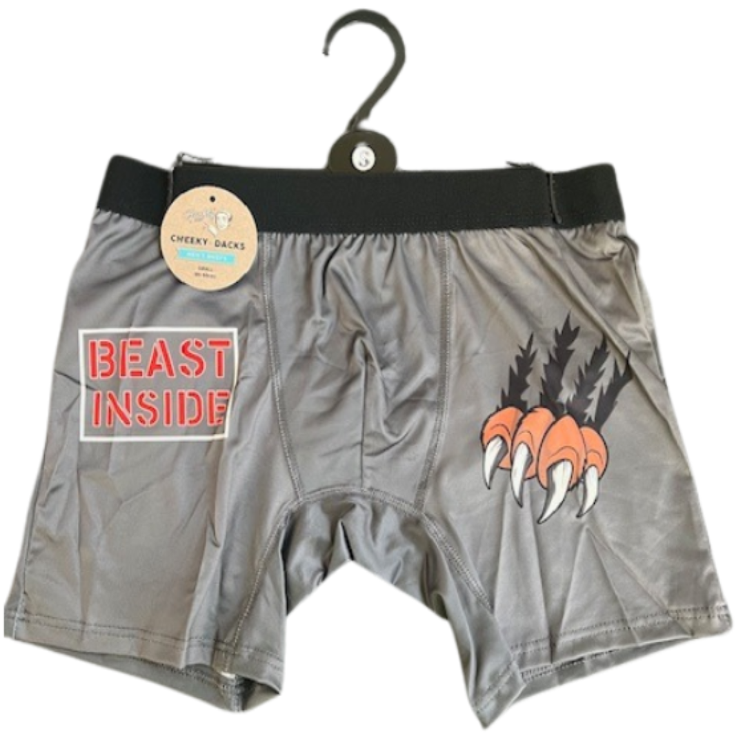 Men’s Briefs Small – Beast Inside Print