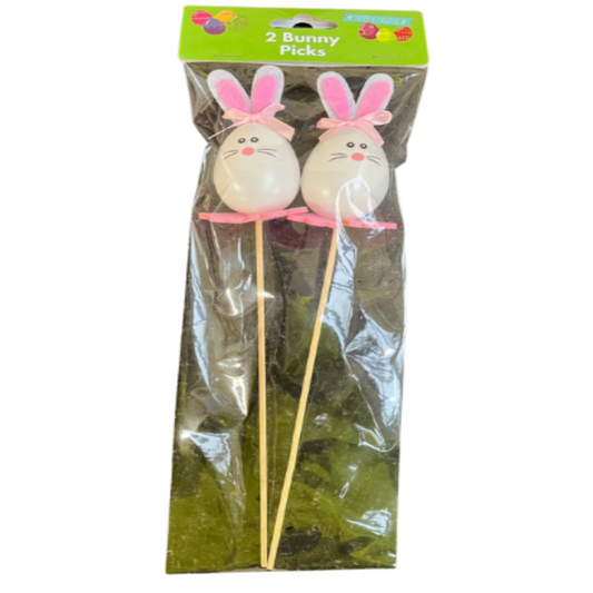 Easter Bunny Egg Picks 2Pack