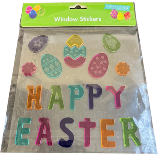 Happy Easter Gel Window Stickers – Fun and Festive Decorations for Your Home