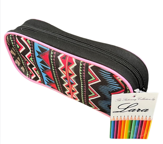 Patterned Pencil Case - Stylish and Functional Storage Solution