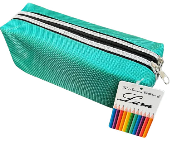 Double Zipper Pencil Cases