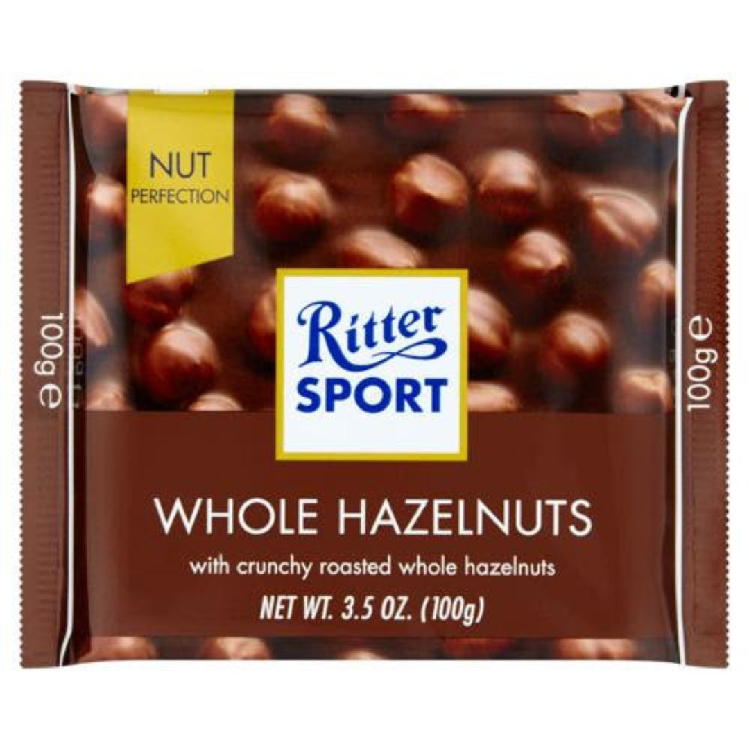 Ritter Sport Whole Hazelnut Chocolate Bar