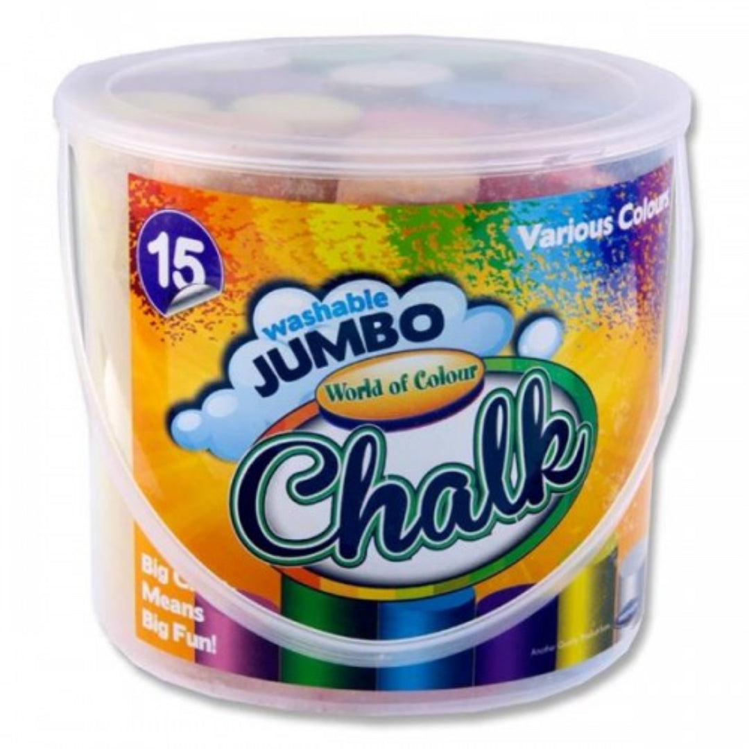 WOC Jumbo Sidewalk Chalk Bucket 15