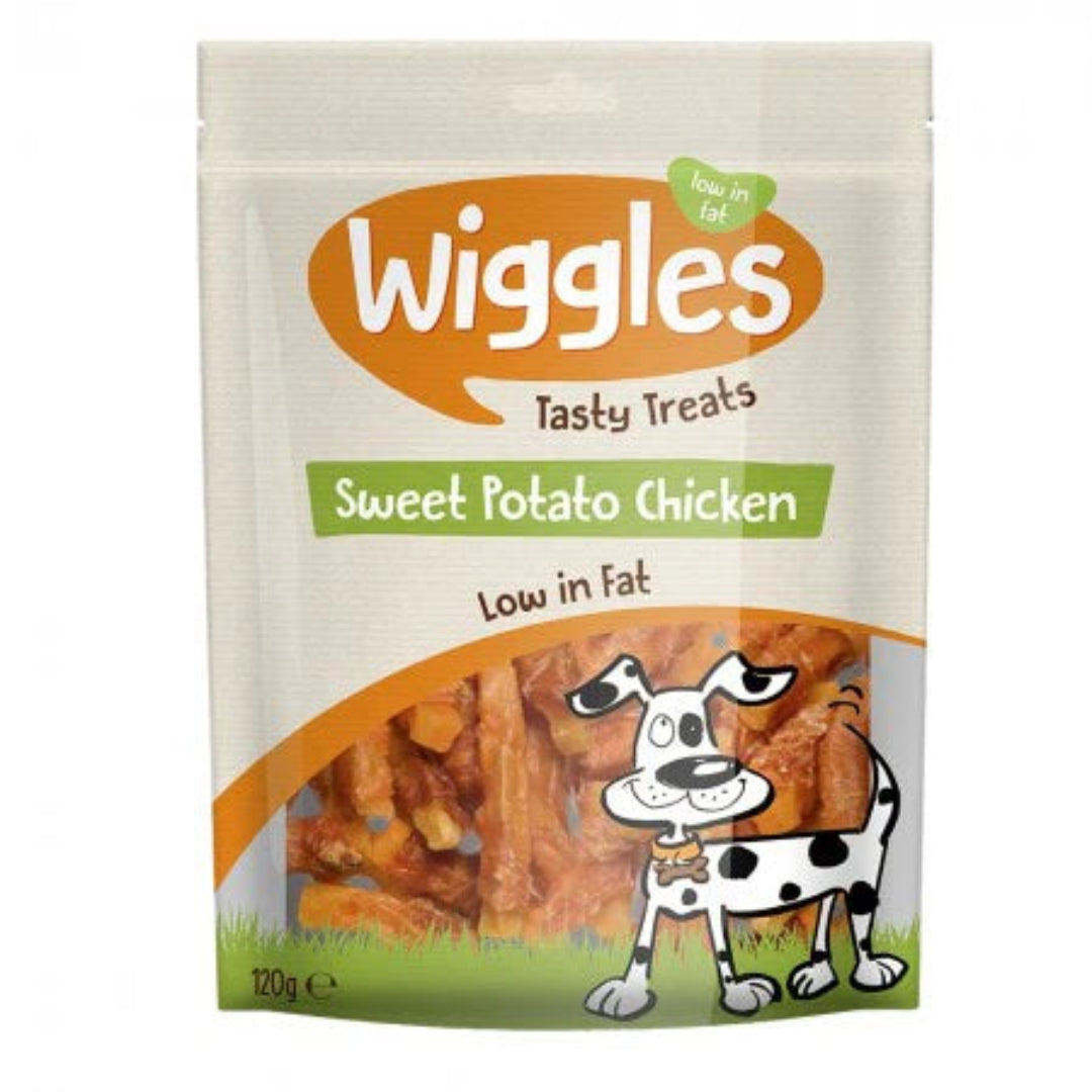 Wiggles Sweet Potato Chicken Treats 120g